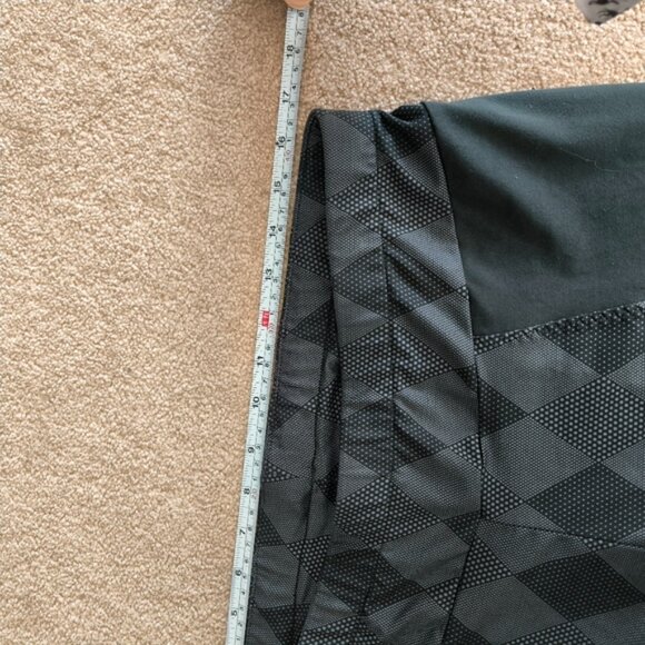 Adidas Womens Athletic Athleisure Geometric Run Tight Dark Grey Leggings XL - Picture 5 of 8